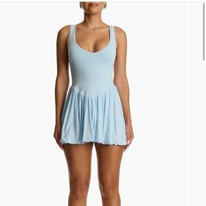 Nordstrom Light Blue Skater Dress-NWT